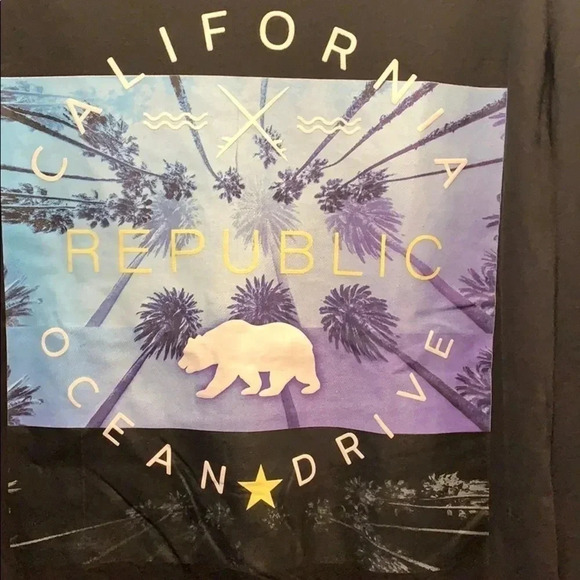 Cali Vibes Black Long Sleeve Logo T-Shirt - Picture 3 of 8